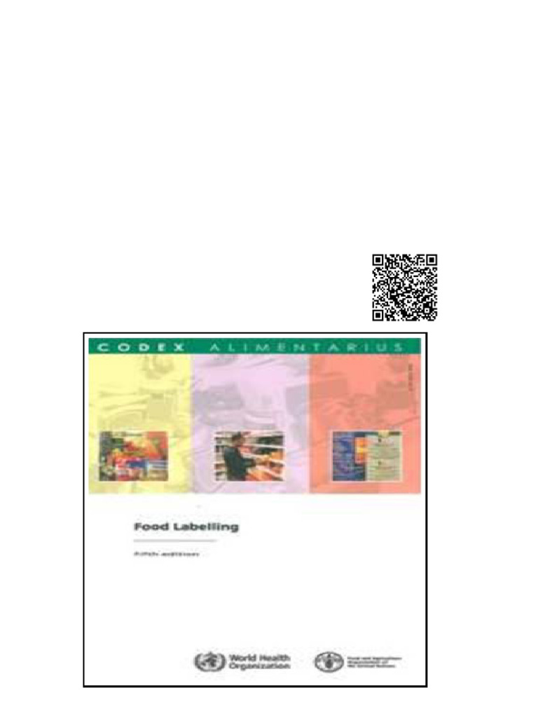 (Ebook) Food Labelling by Joint Fao Who Codex Alimentarius Commiss ...