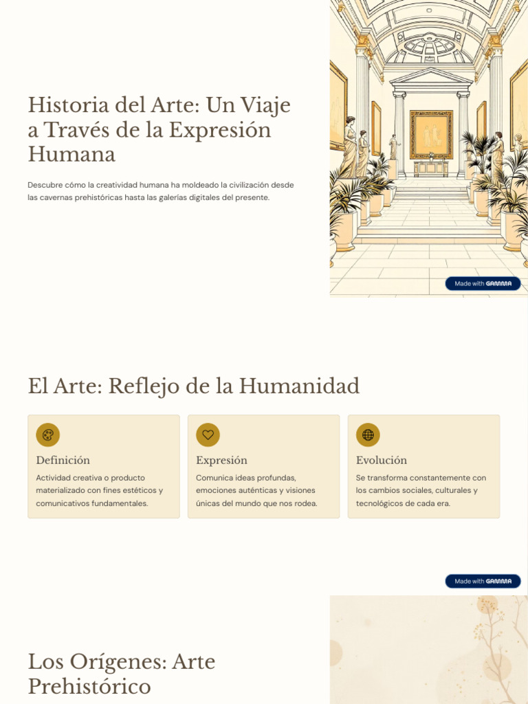 Historia Del Arte Un Viaje A Traves de La Expresion Humana | PDF