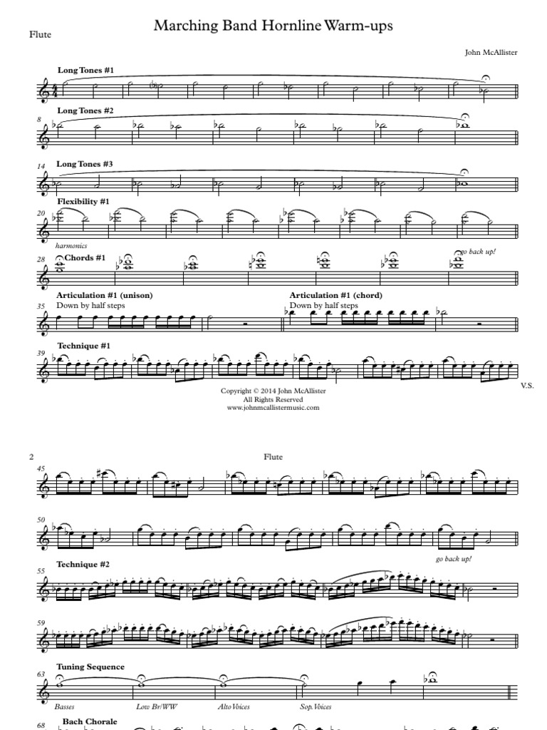 Hornline Warm-Ups | PDF