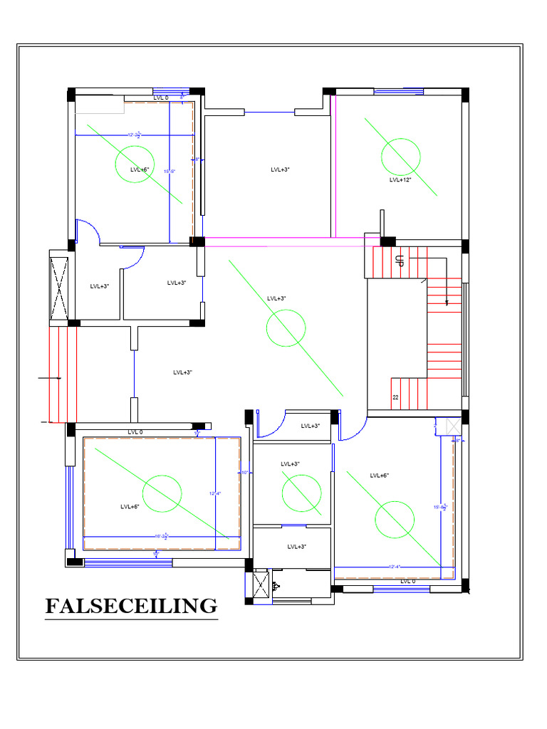 Ground Floor Falseceiling | PDF