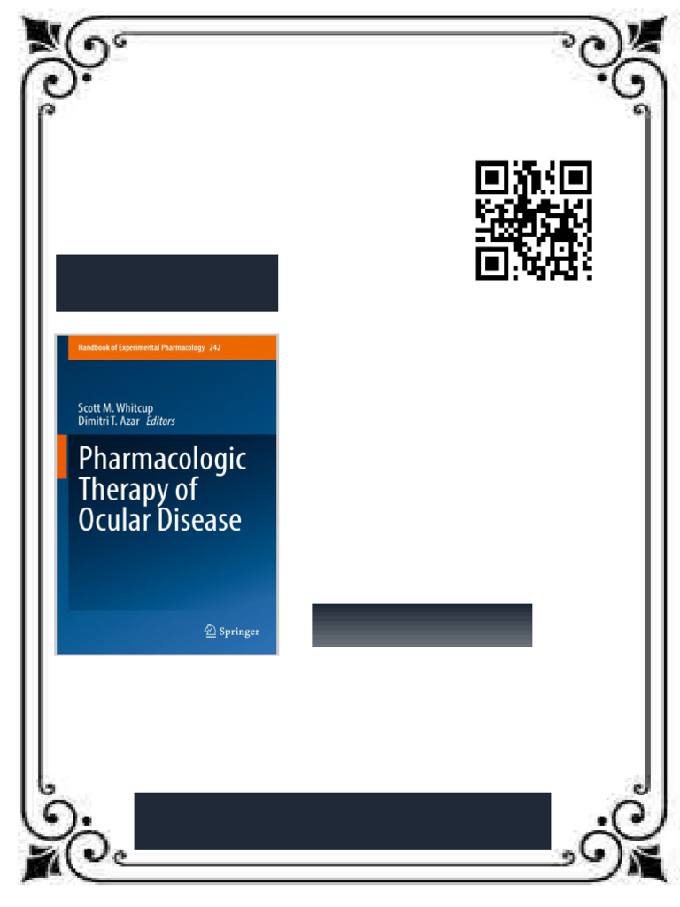 Pharmacologic Therapy of Ocular Disease 1st Editon by Scott Whitcup ...