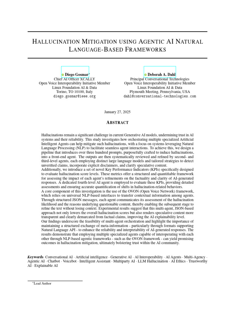 Hallucination Mitigation Using Agentic Ai Natural | PDF | Artificial ...