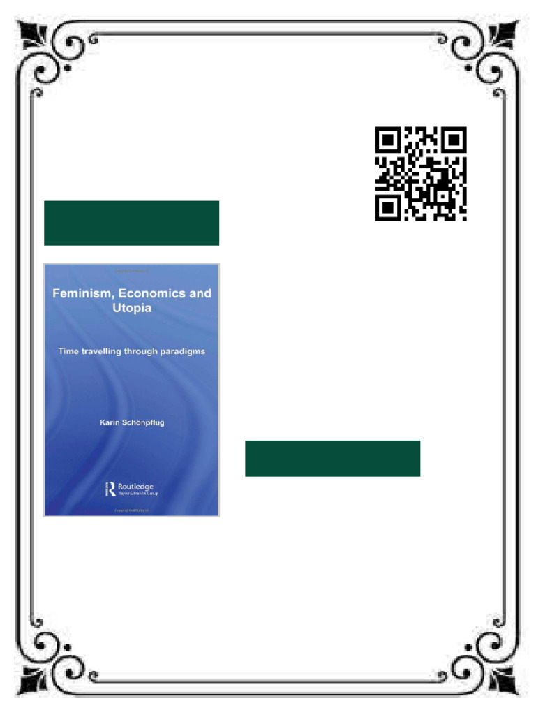 Feminism Economics and Utopia Routledge Frontiers of Political Economy ...