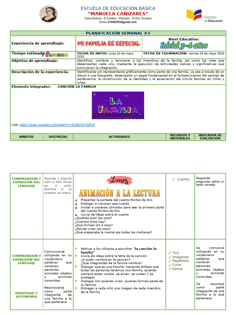 Mi Familia Es Especial | PDF