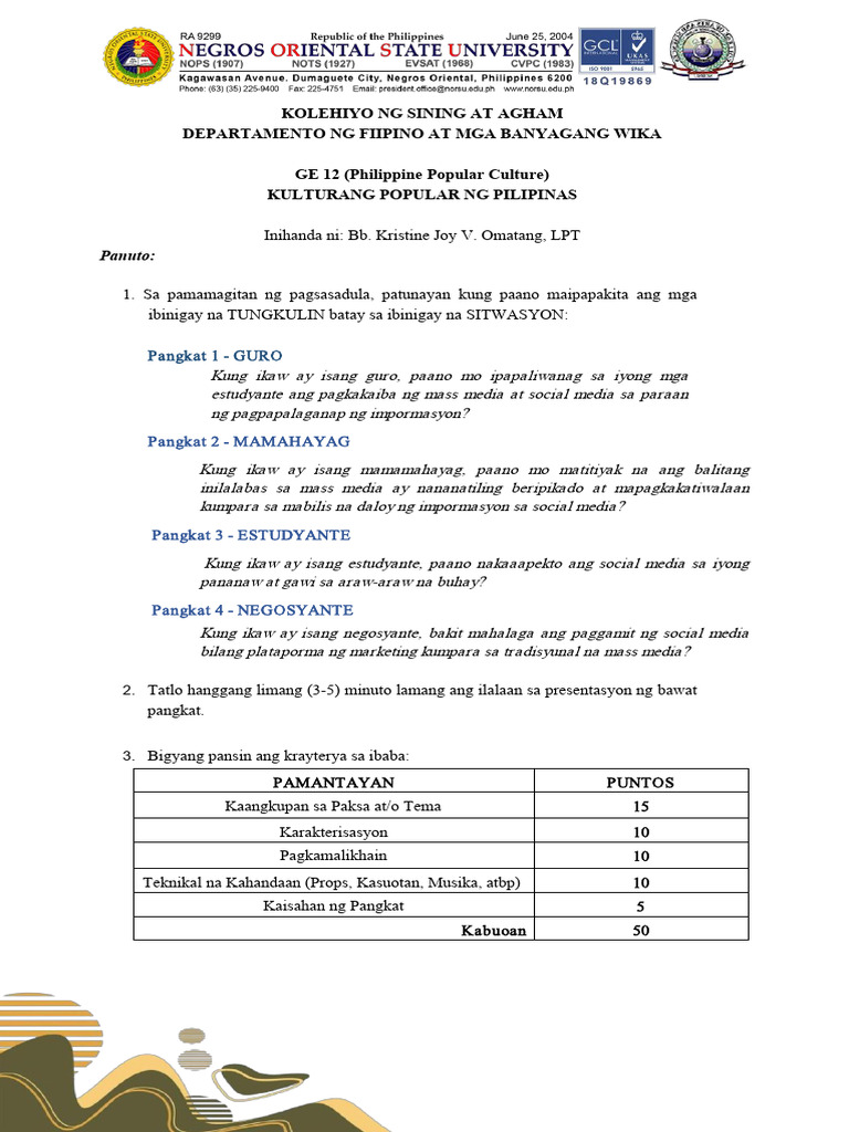 GE 12 Kabanata 2 - MT Gawain | PDF