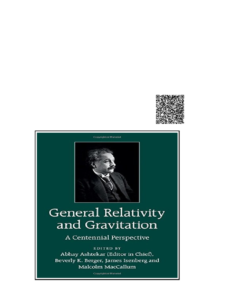 General Relativity and Gravitation A Centennial Perspective 1st Edition ...