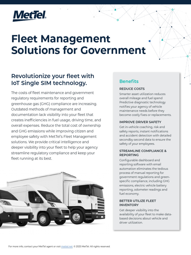 Business Telecom Provider Mettel Fleet Management Solutions Government ...