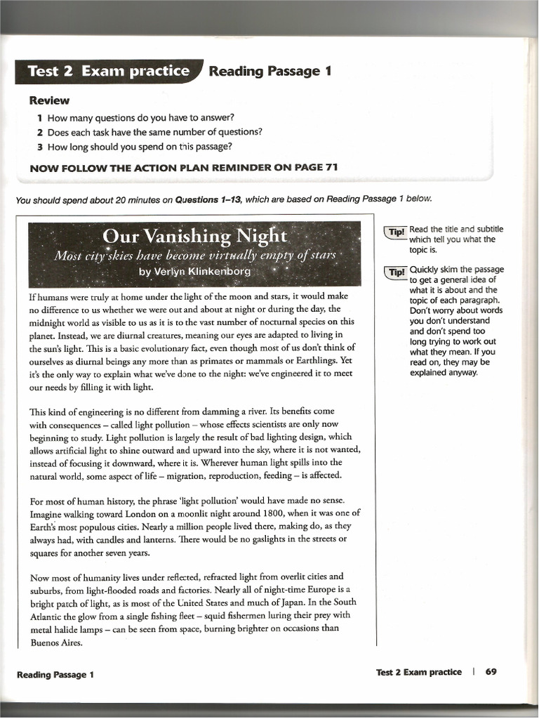 Trainer 1 Test 2 Reading | PDF
