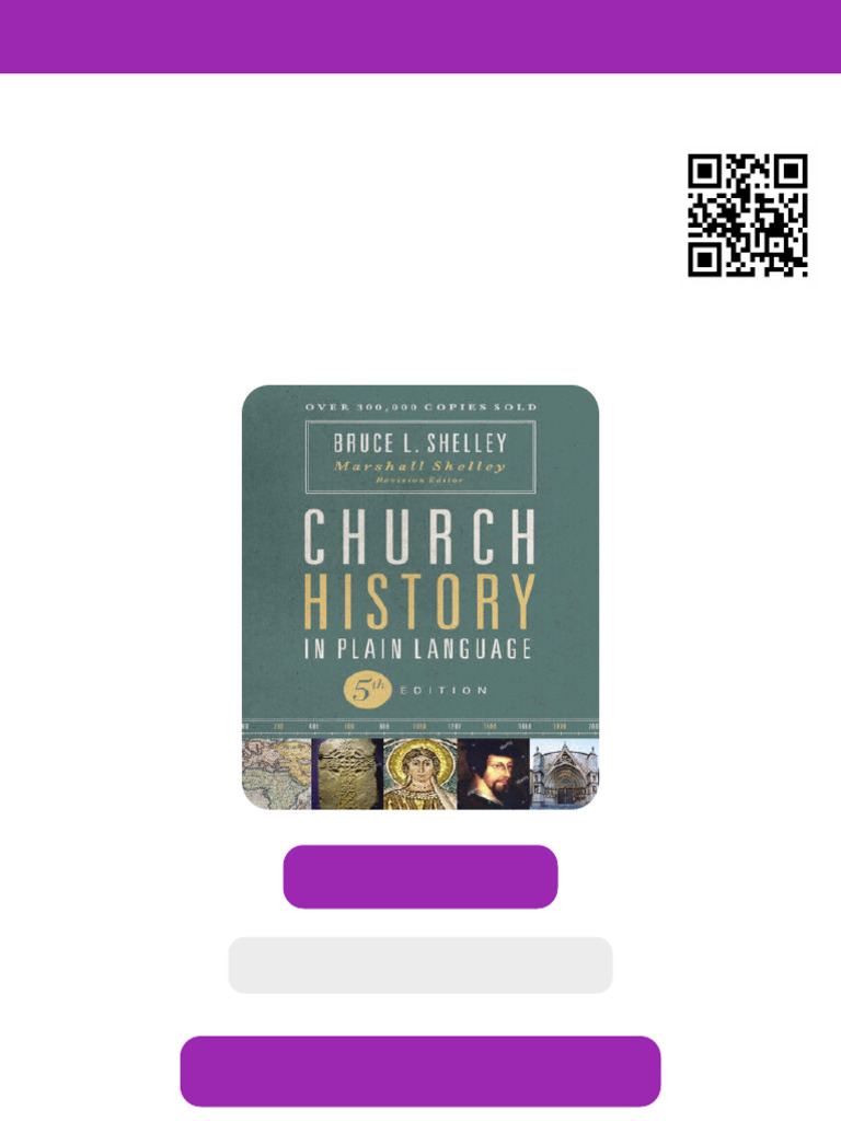 Church History in Plain Language 5th Edition Bruce L. Shelley Ebook Teaching Version | PDF ...