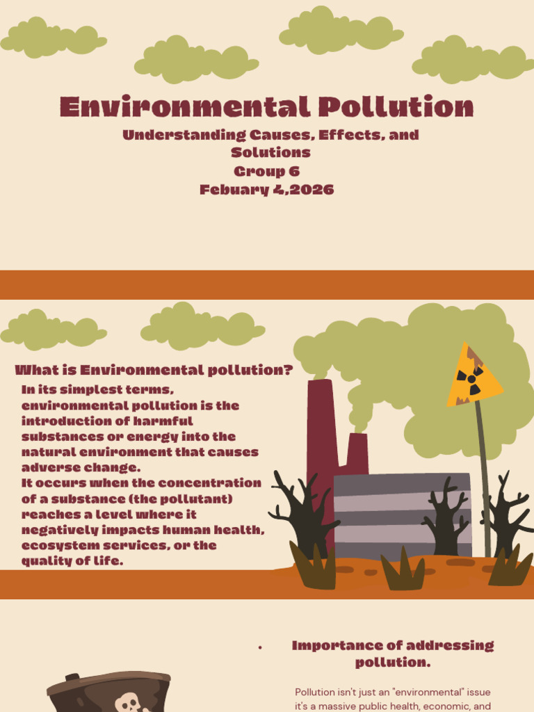 Environmental Pollution (Group 6) | PDF