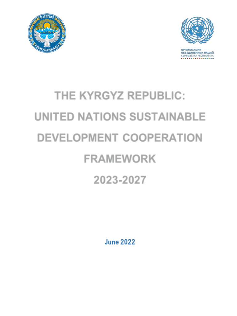 Unscdf 2023-2027 KG - To Print | PDF