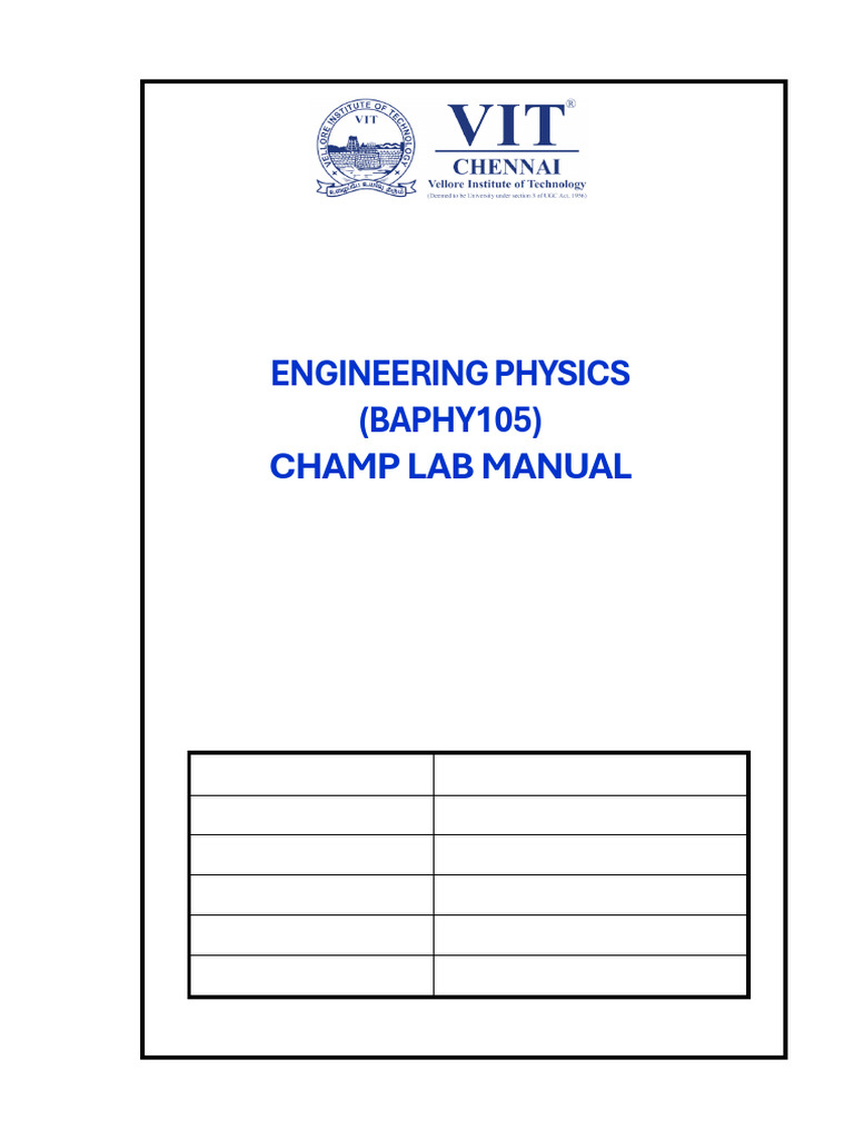Lab Manual - SCOPE | PDF