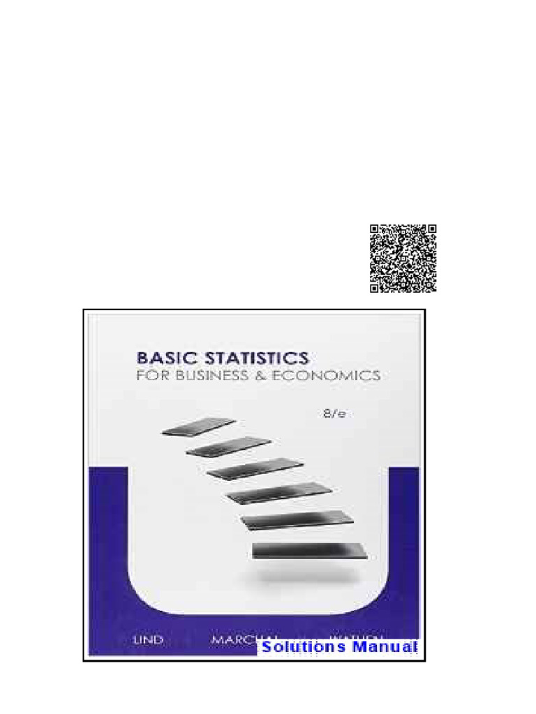 Basic Statistics For Business and Economics 8th Edition Lind Solutions ...