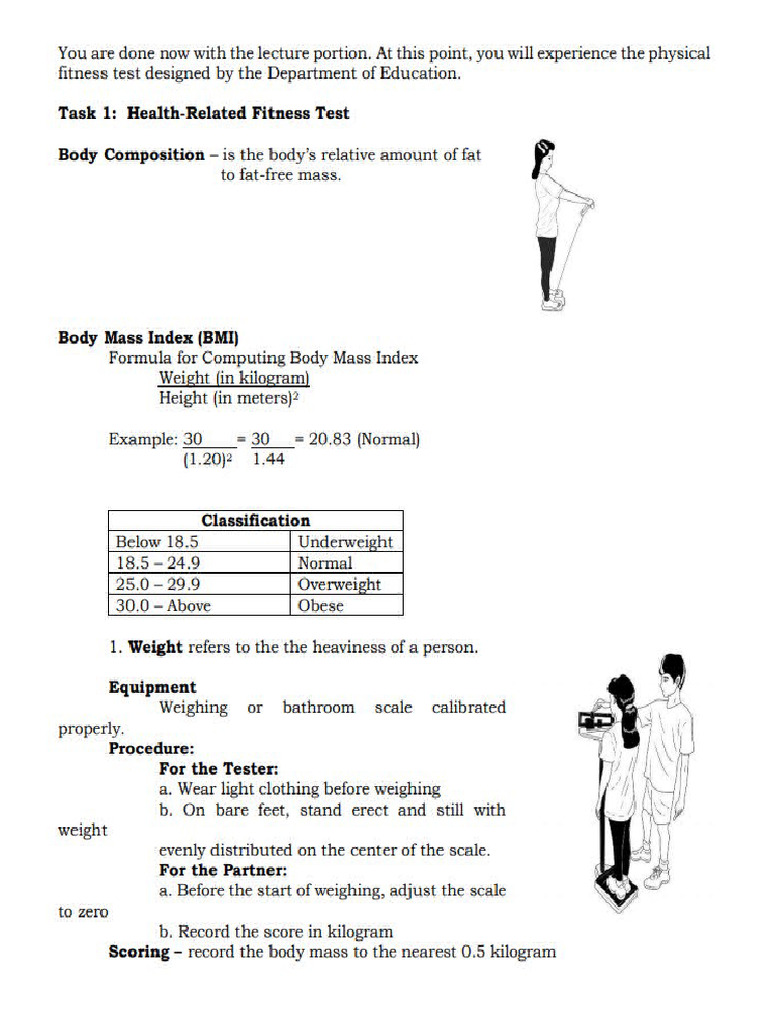 Hope q1 Module 1, Activity Sheets | PDF