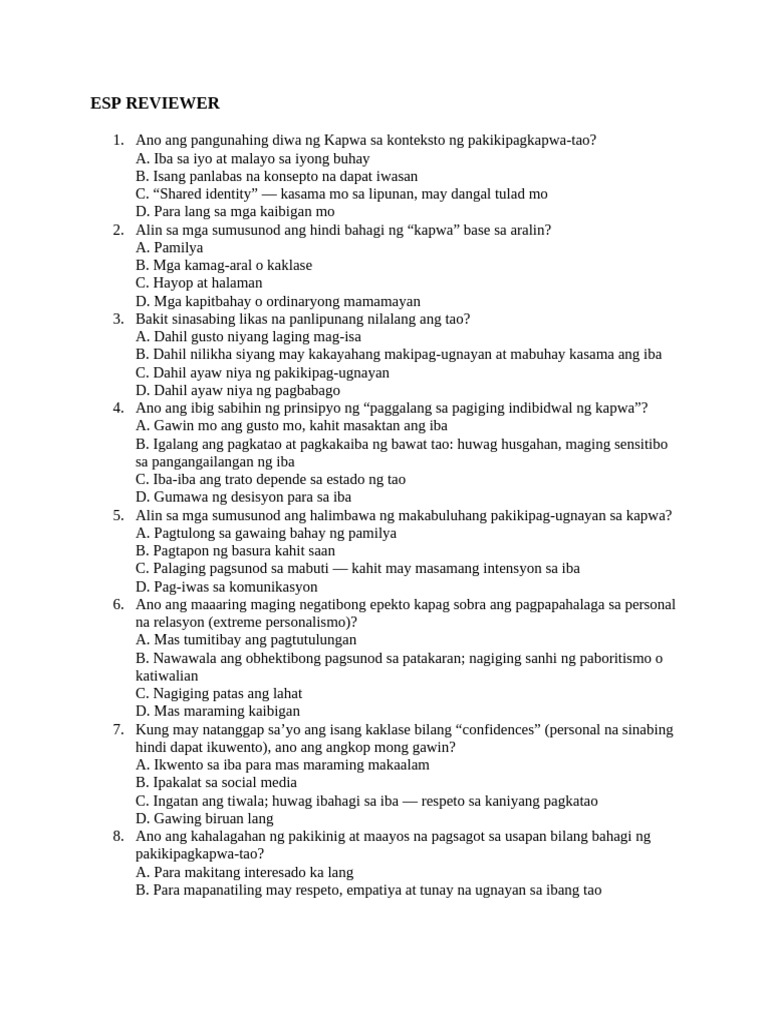 Esp Reviewer | PDF