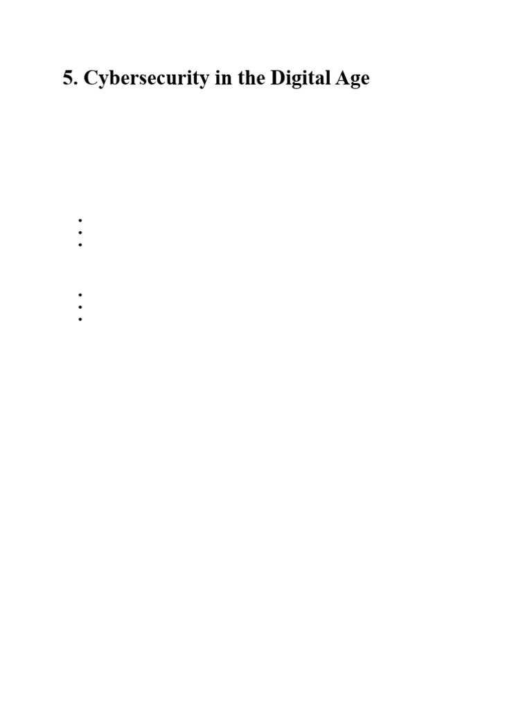 Cybersecurity in The Digital Age | PDF