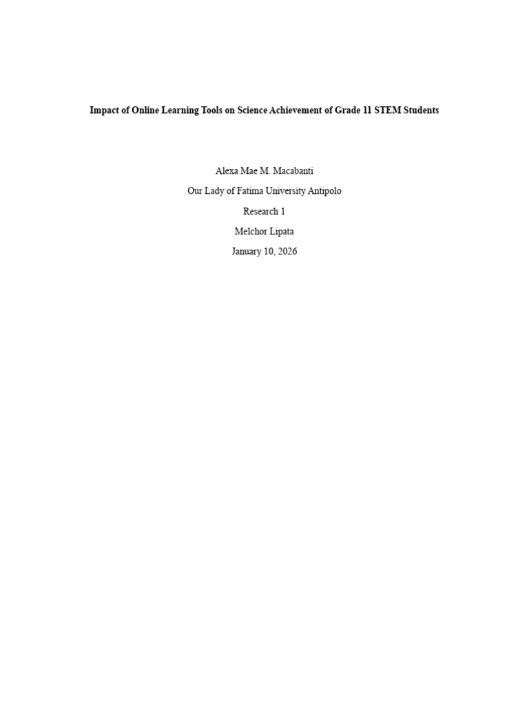 Research Activity 1 | PDF
