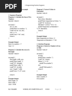 100 C Programs Compilation PDF | PDF