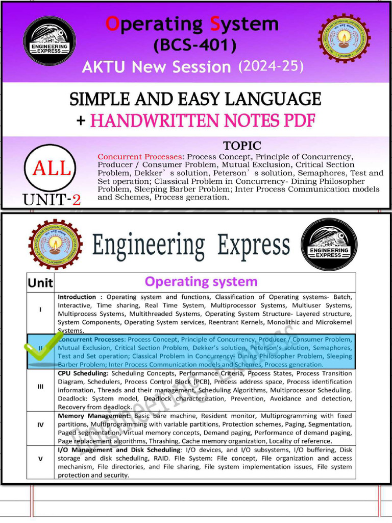 OS Unit-2 | PDF