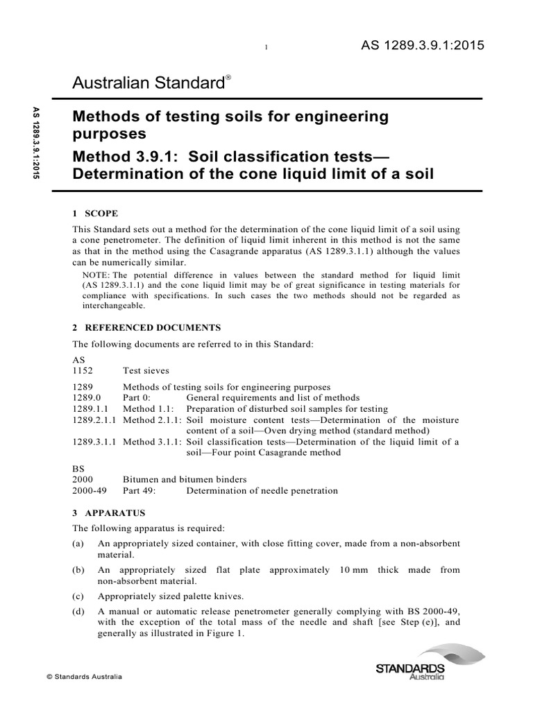 As 1289.3.9.1 - 2015 | PDF