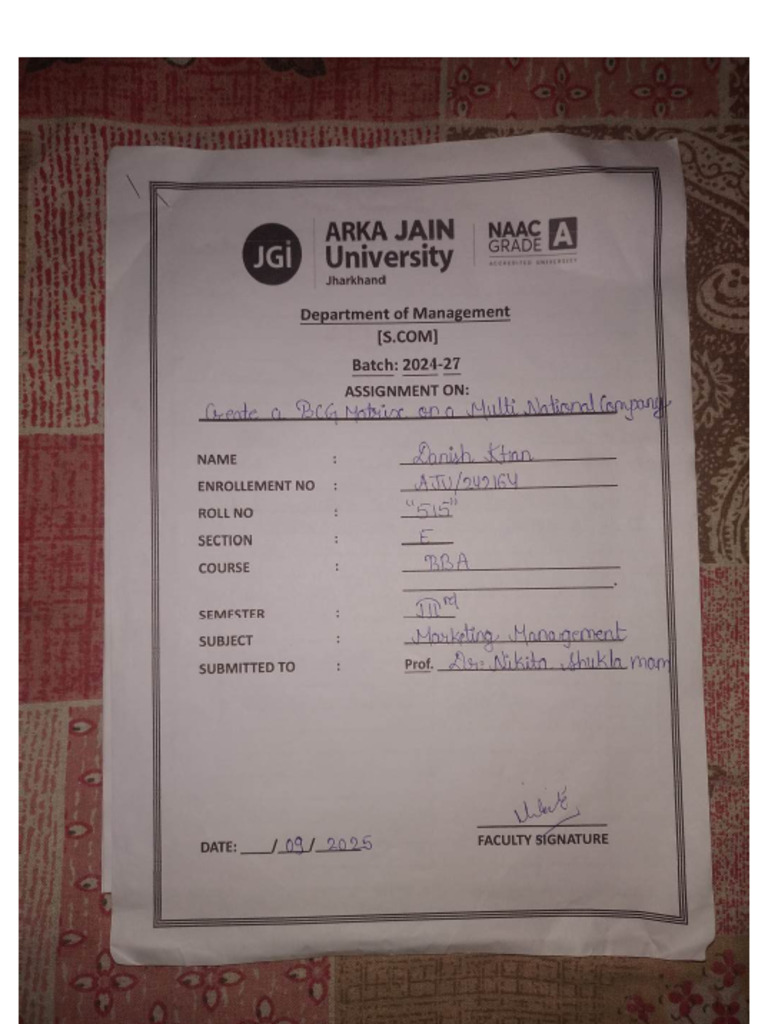 Marketing Assignment Compressed | PDF