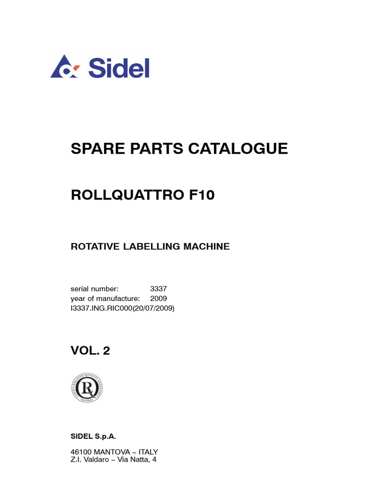 3337r00ing - Spare Parts, Machine | PDF