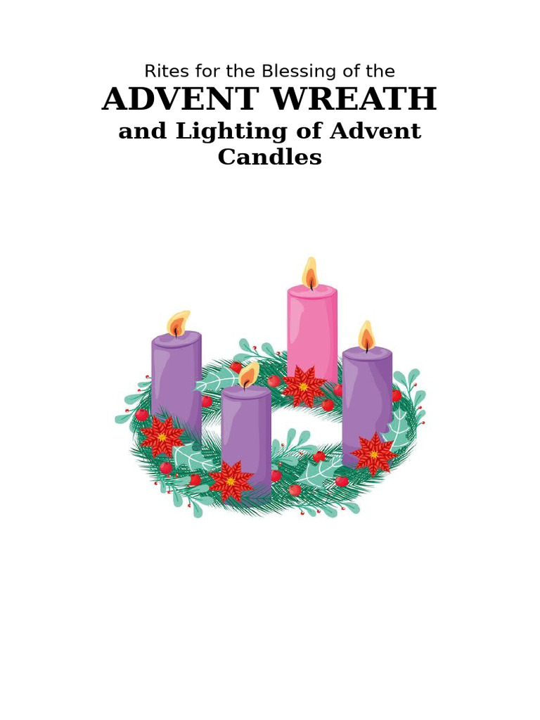 Rites For The Blessing of The Advent Wreath | PDF