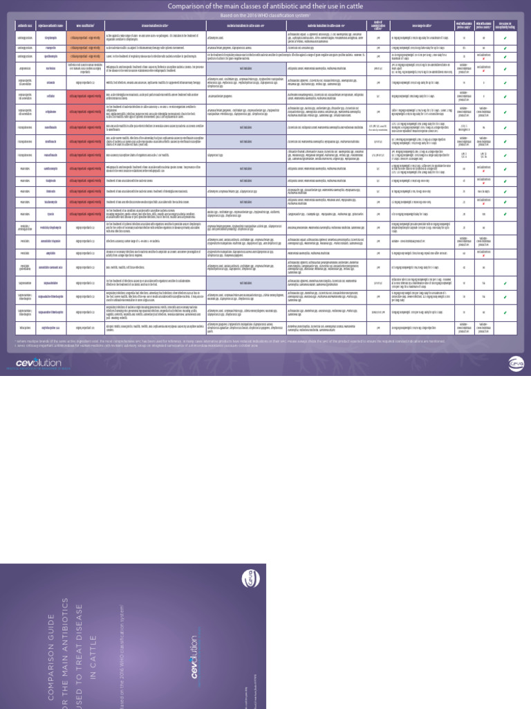 Antibiotic Comparison Poster 2017 | PDF