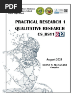 Practical Research 1 Curriculum Guide | PDF
