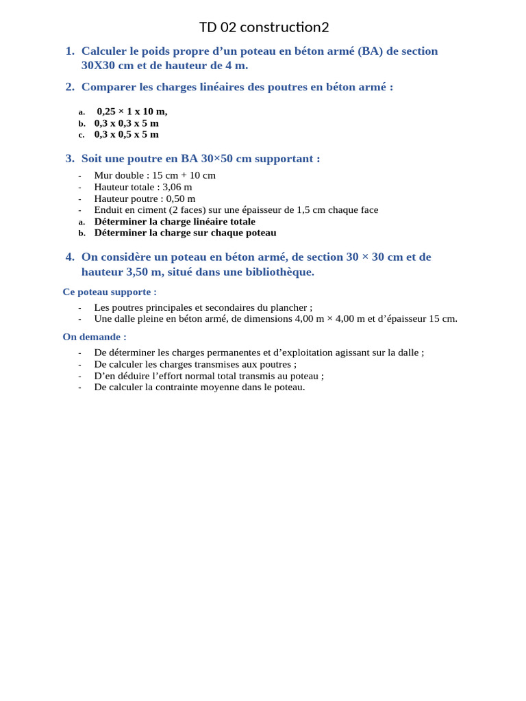 TD 02 Construction2 1 | PDF