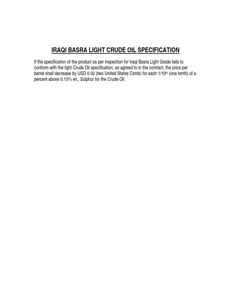 Basra Light | PDF