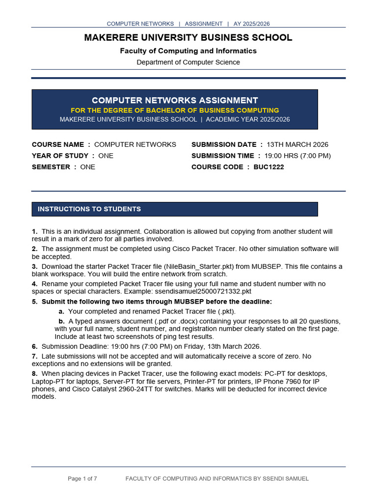BBC1 CN Assignment NileBasin | PDF