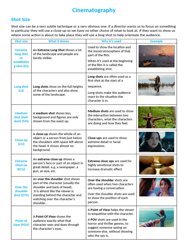 Film Techniques 2025 | PDF