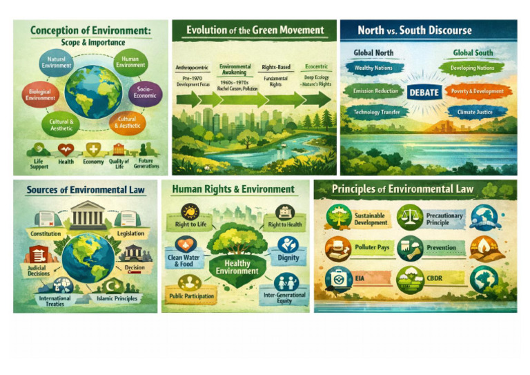 Evolution and History of Environmental Law | PDF