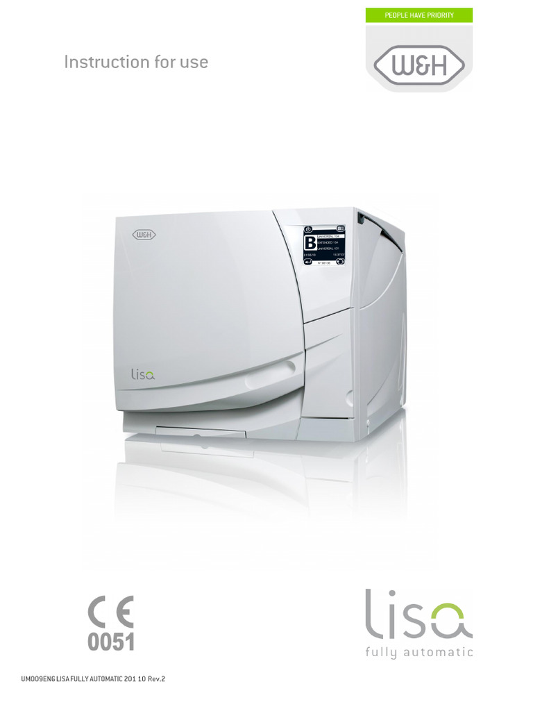W&H Lisa 522 User Manual | PDF
