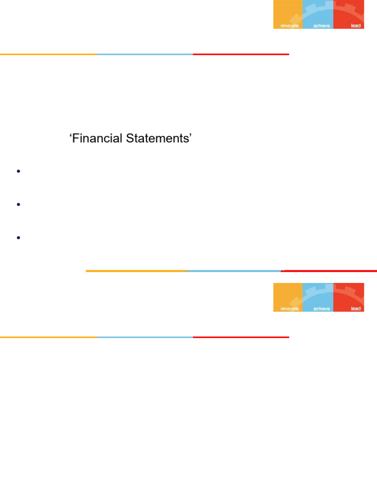Financial Statements | PDF