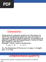 Units and Dimensions in Physics | PDF | Quantity | Measurement