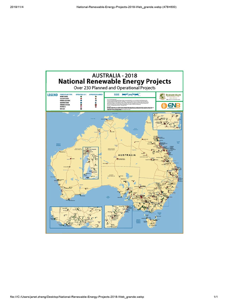National Renewable Energy Projects 2018 Web Grande | PDF