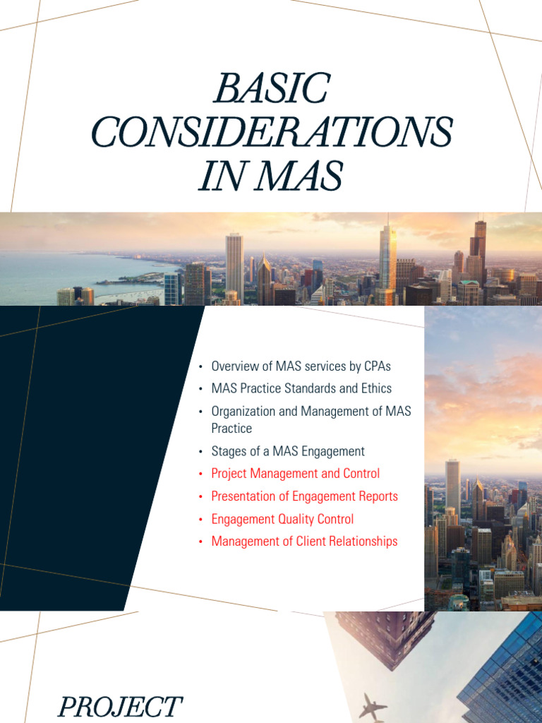 1.3 Basic Considerations in MAS Part 3 | PDF