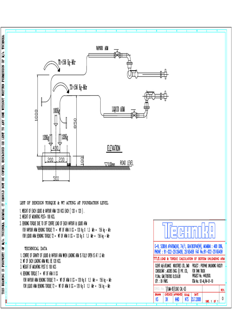 Load Cal Calculation of LPG Tank Truck-Model | PDF