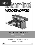 Disc Sander Safety Procedures | PDF | Glove | Personal Protective Equipment