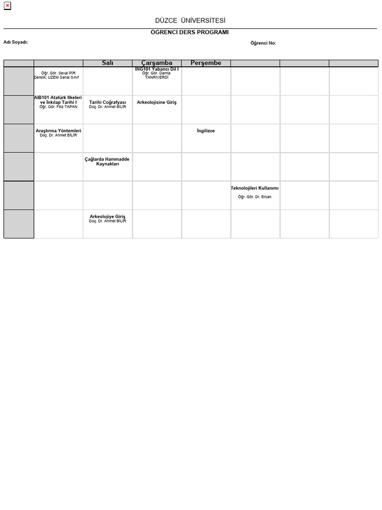 Lesson Program | PDF