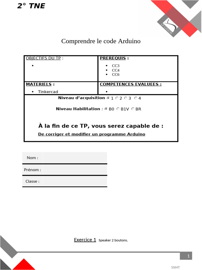 Arduino tp13 | PDF