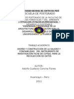 Validación y Confiabilidad (Tesis Doctoral)