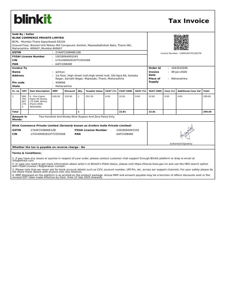 ForwardInvoice ORD87862364057 | PDF