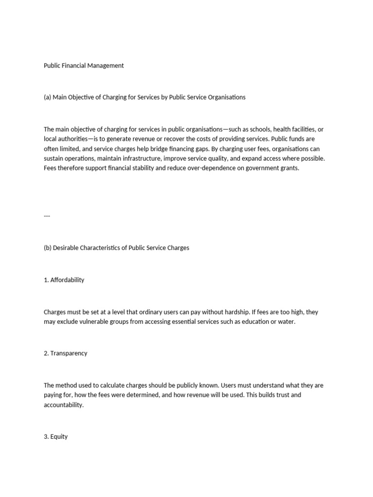 Public Financial Management | PDF