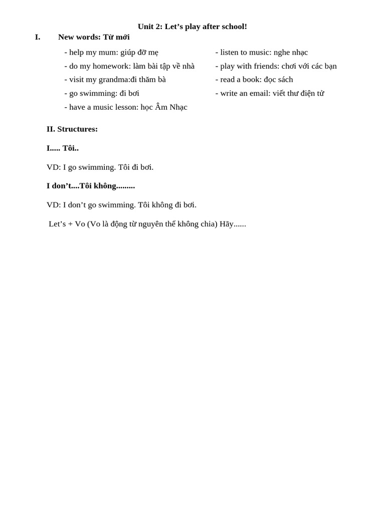 Unit 2 Lesson 123 | PDF