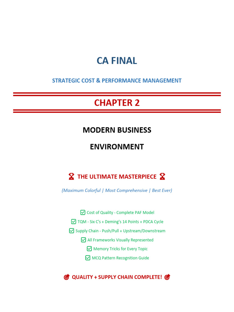 Chapter 2 Final - Modern Business | PDF | Systems Thinking | Quality