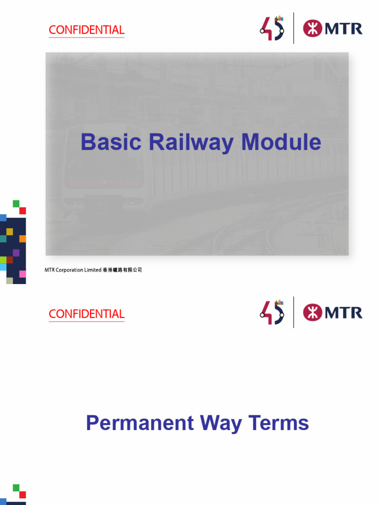 01 Permanent Way Terms - Jan 2024 | PDF