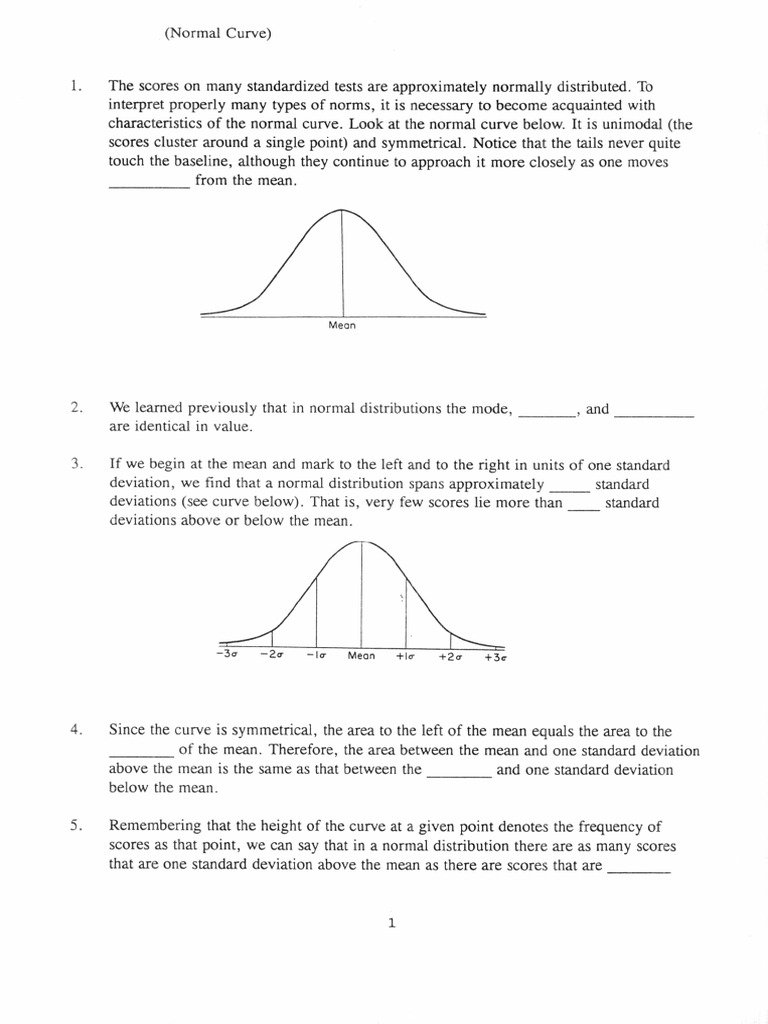 Ex+4 Normal Curve | PDF